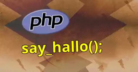 PHP functions