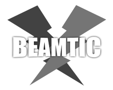 Beamtic logo in black and white