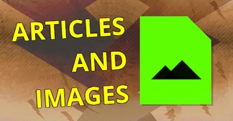 Articles and images, content creation.