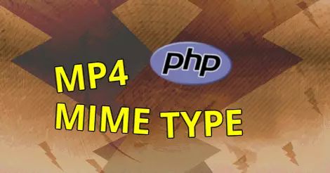 MP4 Mime Type, HTTP