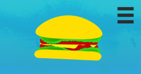 Just a Burger menu
