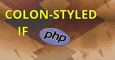 Alternative syntax, PHP if statements.