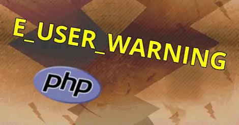 E_USER_WARNING in PHP.