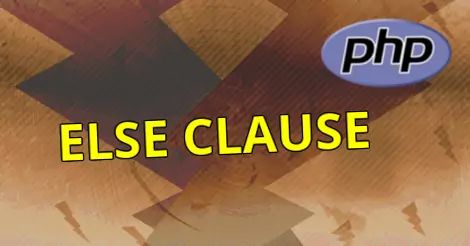 else clause, PHP