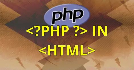 mixing php with html
