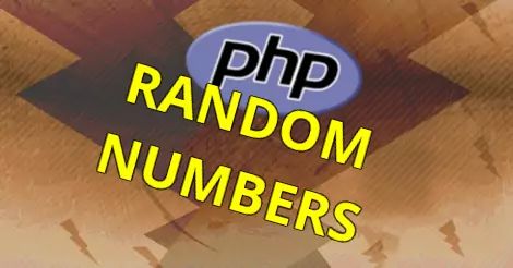 Random numbers, PHP