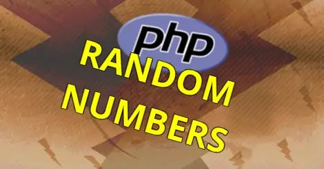Random numbers, PHP