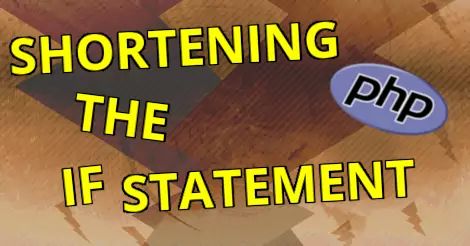 short-hand if statements, PHP