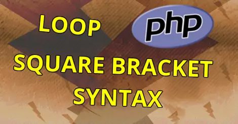 Array destructuring with a loop, Square Bracket Syntax