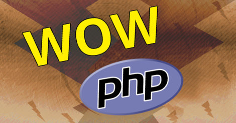 wow PHP, server-sided scripting language.