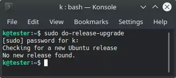 No new release found, when running do-release-upgrade in terminal.